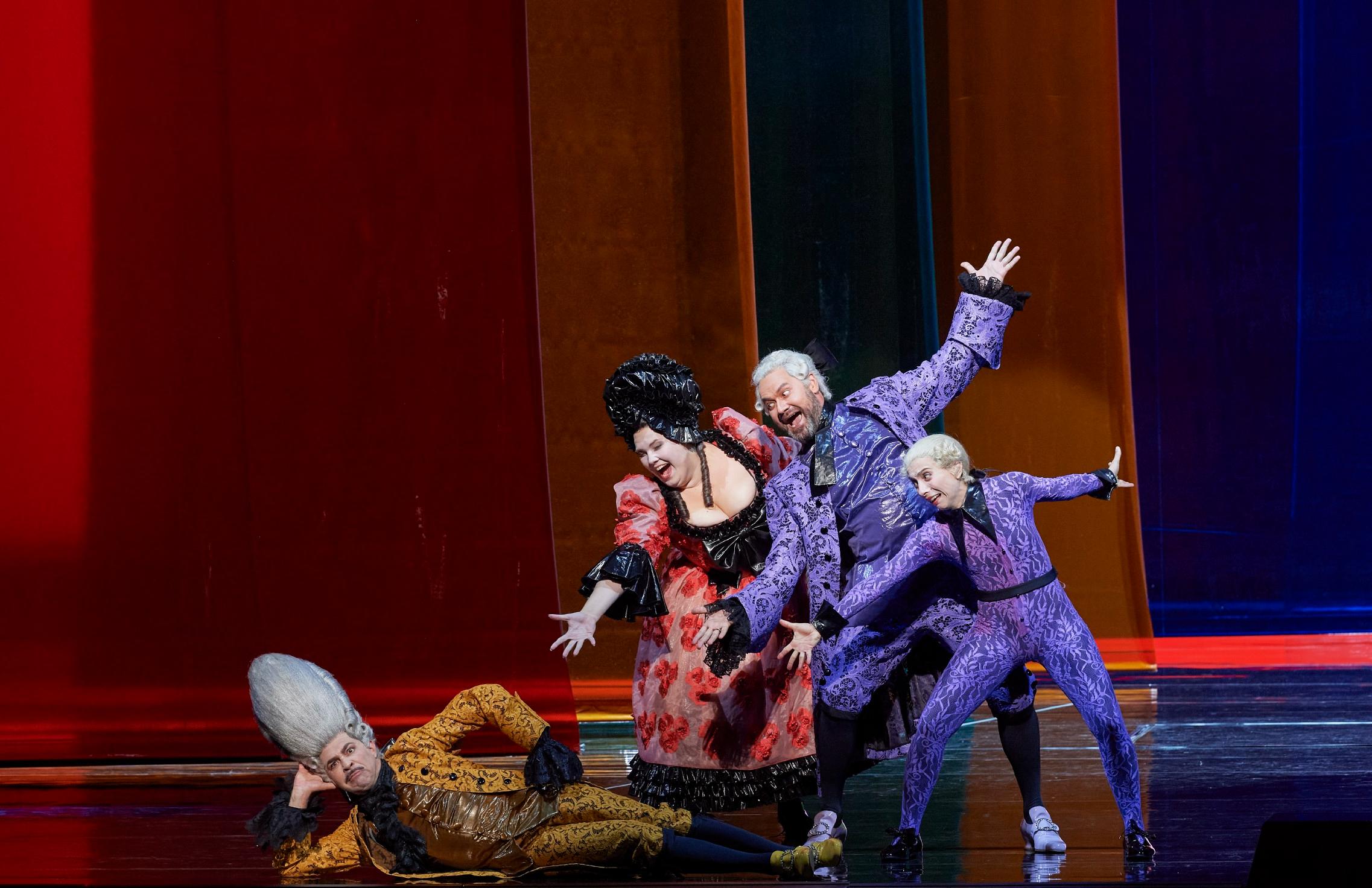 Exhibition of the opera by G. Rossini "The Barber of Seville" at the Vienna Opera